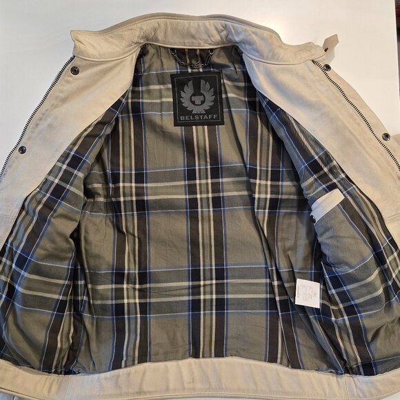 Belstaff Waxed Leather Moto Jacket - Picture 12 of 16